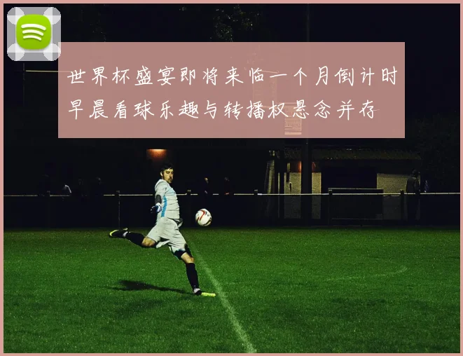 世界杯盛宴即将来临一个月倒计时早晨看球乐趣与转播权悬念并存